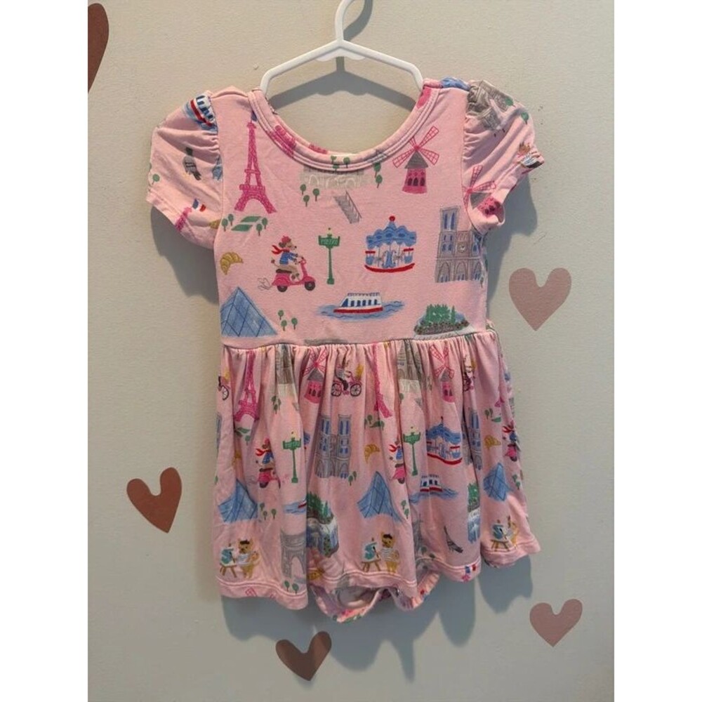 Little Sleepies Paris Bubble Dress 6-12 months